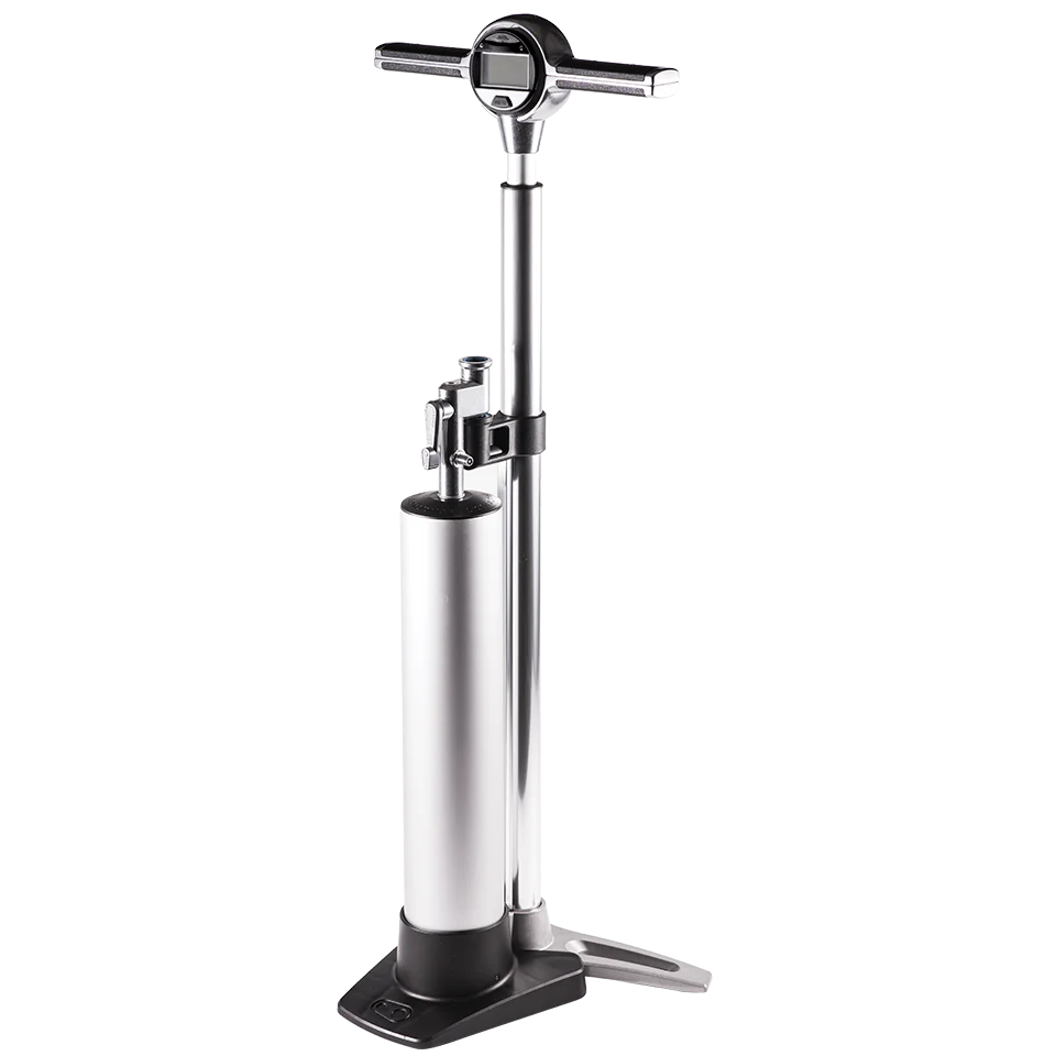 Насос підлоговий Crankbrothers Klic + Burst Tank, Silver (Digital)