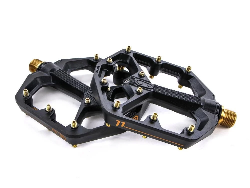 Педали Crankbrothers Stamp 11 Small, Black/Gold