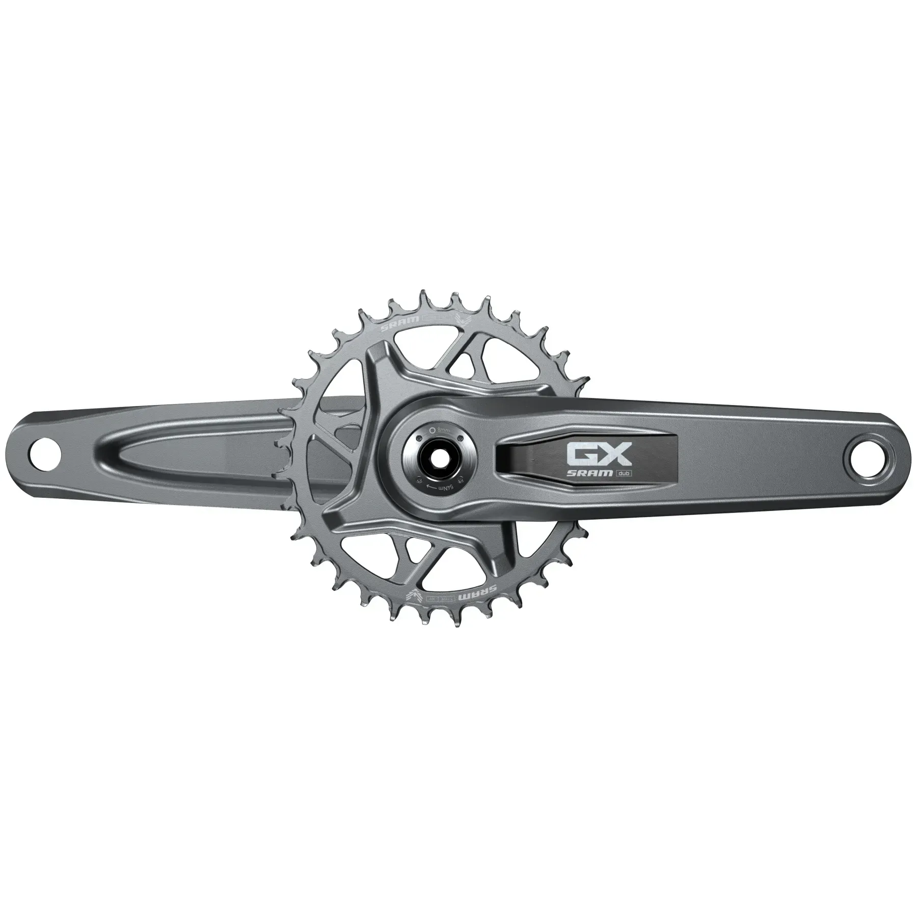Шатуни Sram GX Eagle Q174 CL55 DUB MTB Wide 170 мм Dark Polar 2-guards 32t T-Type (BB not included)