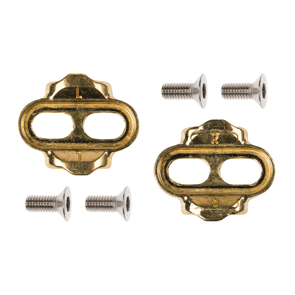 Шипы для педалей Crankbrothers Standard Release Cleat Kit, люфт 6°, gold