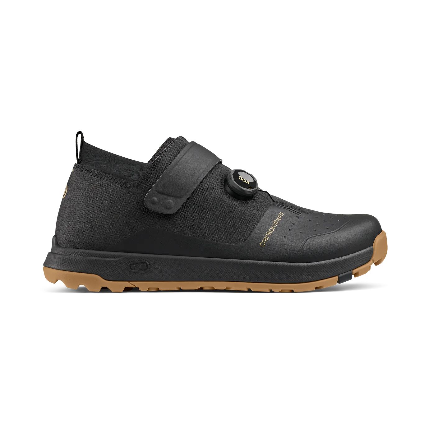 Велообувь CrankBrothers Shoes Mallet Trail Boa Black/Gold – Gum Outsole