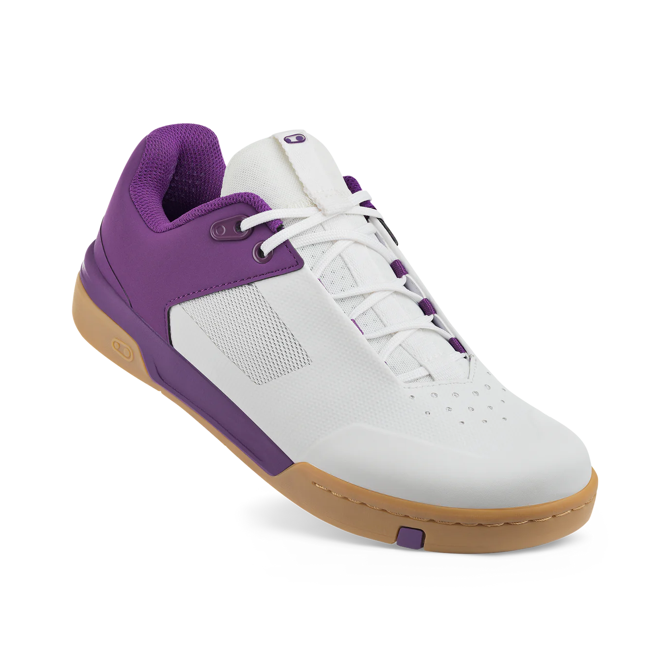 Велообувь CrankBrothers Shoes Stamp Lace White/Purple – Gum Outsole – Bernard Kerr