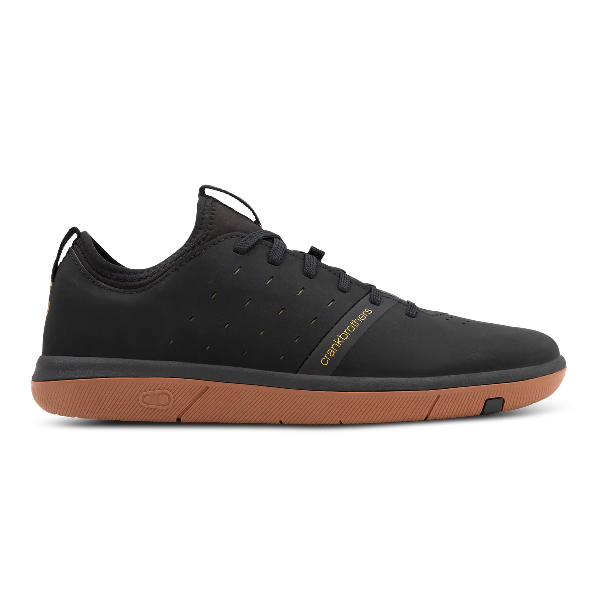 Велообувь CrankBrothers Shoes Stamp Street Black/Gold – Gum Outsole Fabio Wibmer