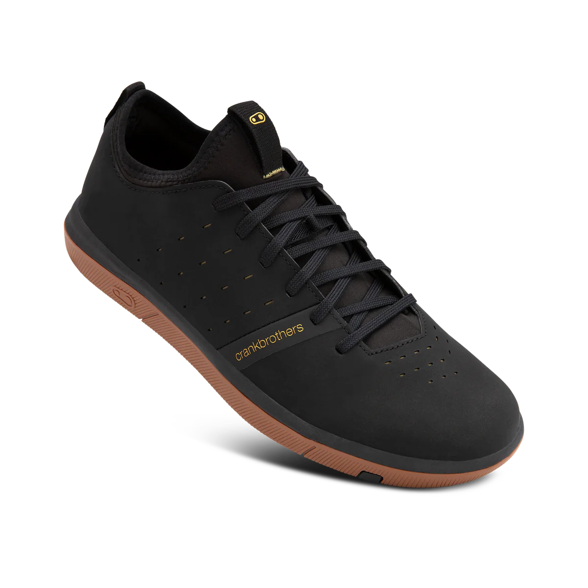 Велообувь CrankBrothers Shoes Stamp Street Black/Gold – Gum Outsole Fabio Wibmer