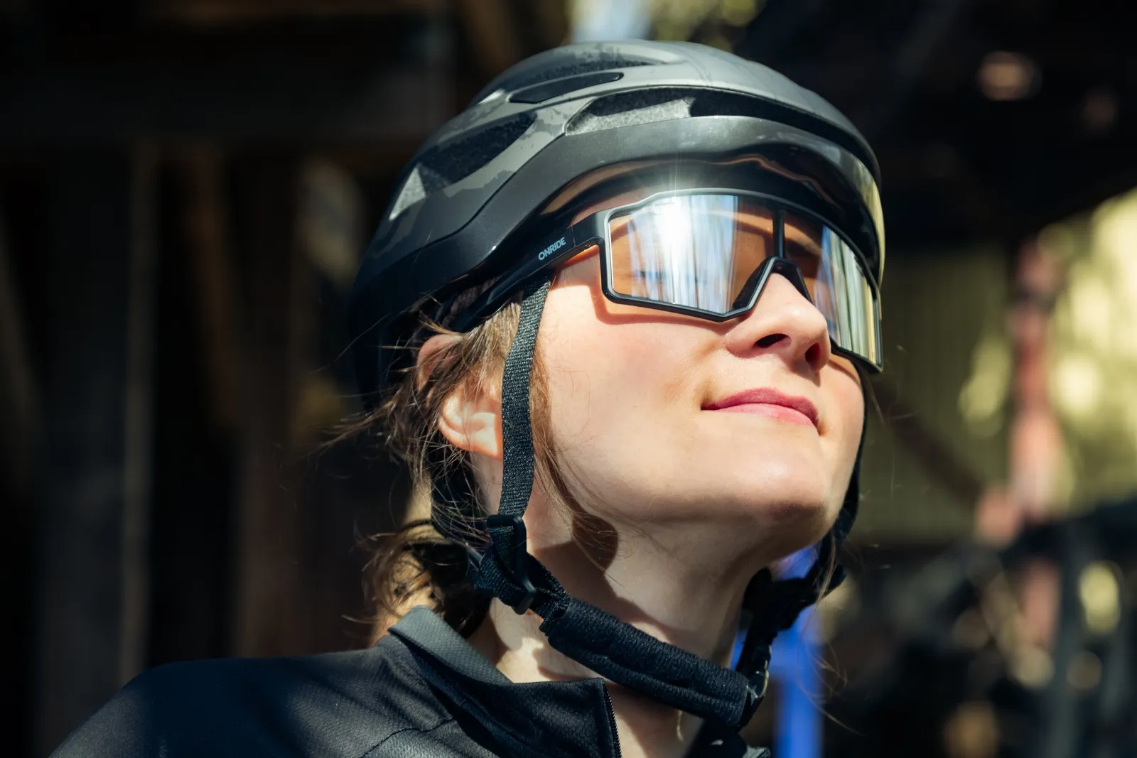 Велоочки Onride CL Race с прозрачной линзой с покрытием Mirror (84%), оправа TR90 (Cat.1)