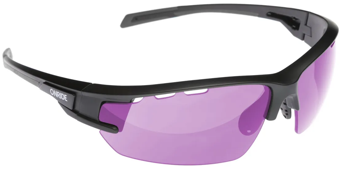Велоочки Onride Leader 40 с линзами HD purple (19%) (Cat.2)