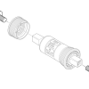 Болт крепления шатунов под квадрат Shimano FC-M340/M290 123459