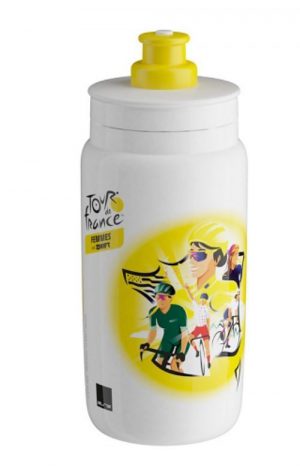 Фляга Elite Fly Tour de France Femmes 2025 белая 550 мл