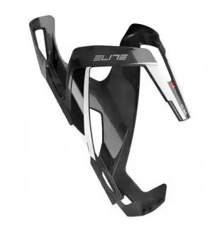 Флягодержатель Elite Vico Carbon черный/белый глянцевый