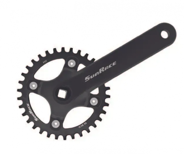 Комплект шатунов SunRace FCM93U под квадрат, 170 мм, 32T, 96BCD, алюминиевая звезда, на 11/10/9 ск.
