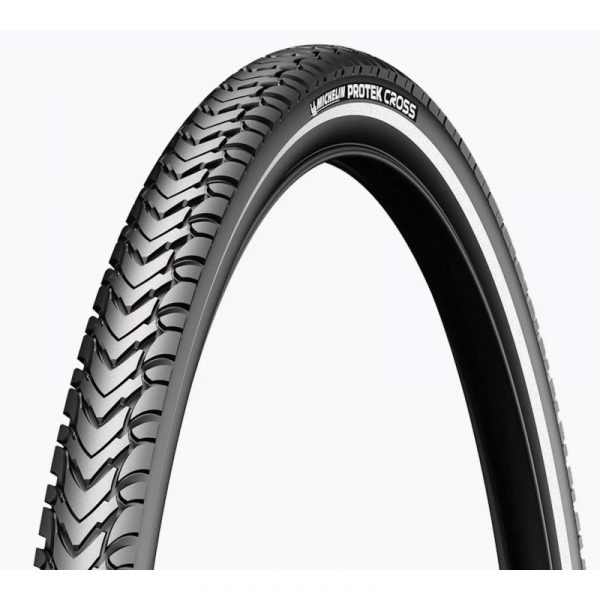 Покришка Michelin Protek Cross Max 28×1.60″ (42-622) світловідбивна смуга+ захист 5 мм