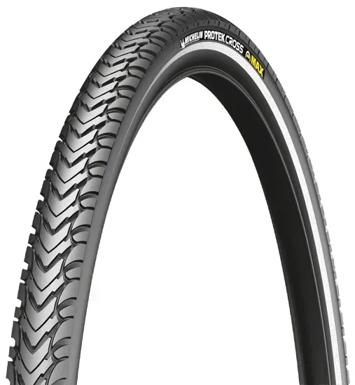 Покришка Michelin Protek Cross Max 700x35C 22TP, світловідбиваюча смуга