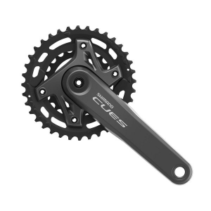 Шатуны Shimano Cues FC-U6000-2B, интегрированная ось, 175мм, 36х22Т, 9-11-ск.