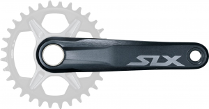 Шатуни Shimano SLX FC-M7120-1 Boost, Hollowtech II 165мм, без зірки, CL-55мм без каретки