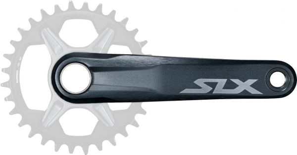 Шатуни Shimano SLX FC-M7120-1 Boost, Hollowtech II 165мм, без зірки, CL-55мм без каретки