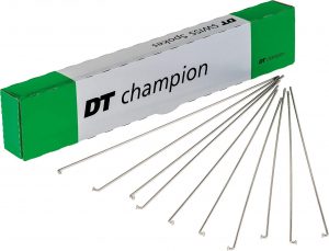 Спицы изогнутые DT Swiss Champion 2.0 x 140 мм, Silver 100 шт