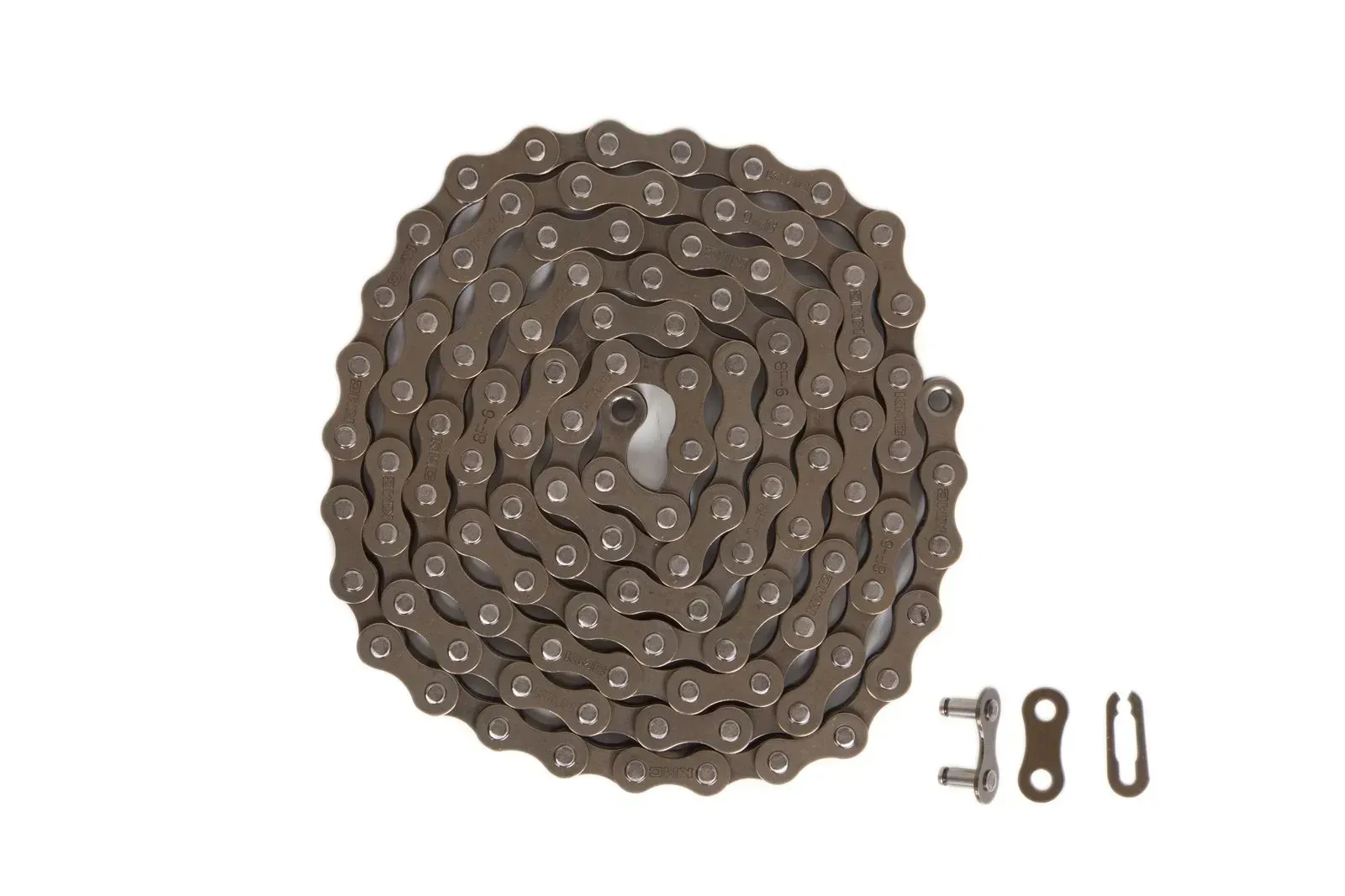 Ланцюг KMC S1 Wide Brown одношвидкісний 112 ланок коричневий + замок