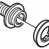 Винт шатунов Shimano FC-M460, FC-E6010 123470