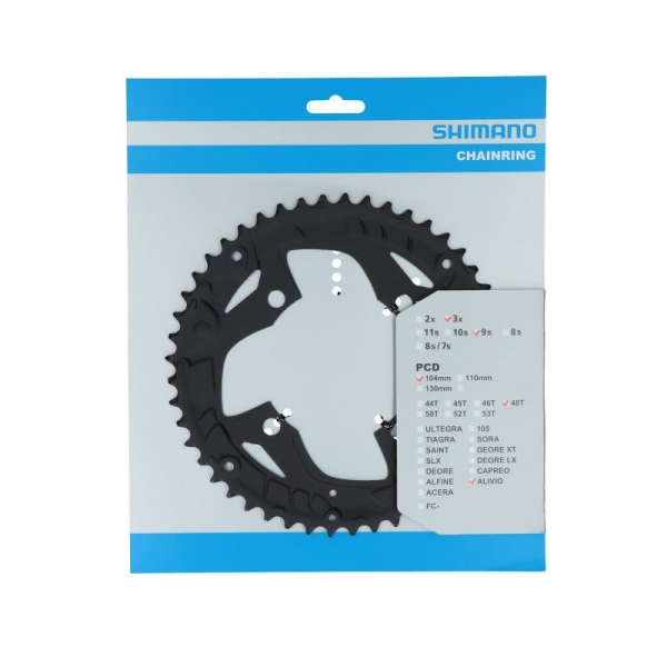 Звезда шатунов Shimano FC-T4010 Alivio 48 зуба, 9 скоростей