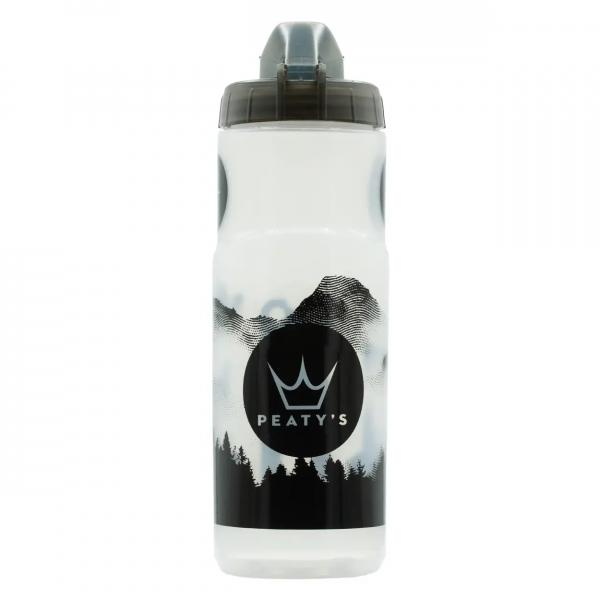 Фляга Peaty’s x Fidlock Lockin Bottle, Mountains / Clear, 450 мл