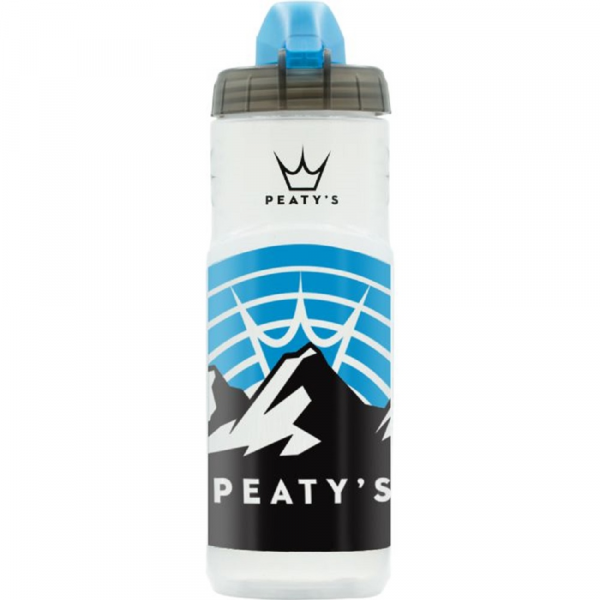 Фляга Peaty’s x Fidlock Lockin Bottle, Mountains / Clear, 600 мл