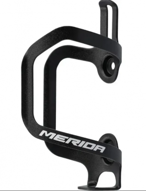 Фляготримач Merida Bottle Cage Alloy Sideload Left-Side black-white
