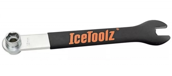 Ключ Ice Toolz 34B1 педальный 15 мм и торцевой 14 мм