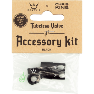 Ковпачки для ніпелів Peaty’s x Chris King Tubeless Valves Accessory Kit, Black