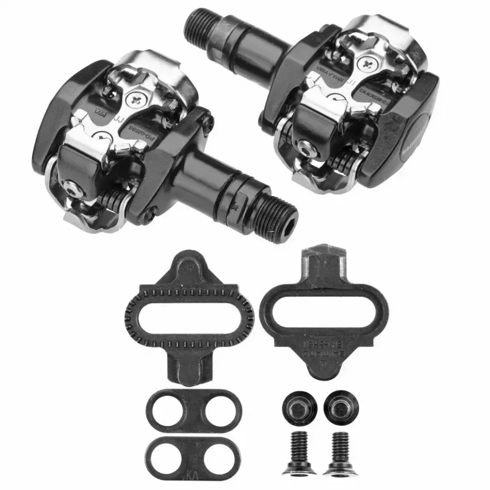 Контактные педали Shimano PD-M505, SPD, черные