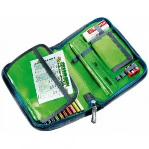 Пенал шкільний Deuter Pencil Box Granite-turquoise з олівцями