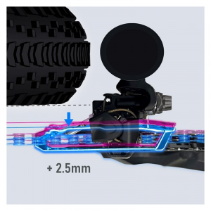 Переключатель передний Shimano Cues FD-U6030-X 2×9/11 ск. 46/50T хомут 34.9 мм (+ адаптер)