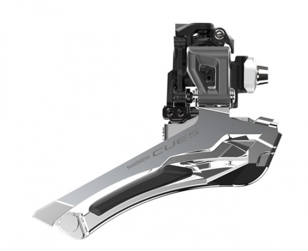 Переключатель передний Shimano Cues FD-U6030-F 2×9/11 Down-Swing Down-Pull 46/50T без хомута