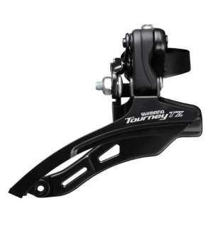 Переключатель передний Shimano Tourney FD-TZ500, Down-Swing, нижняя тяга, хомут 31.8мм, для 42Т