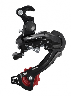 Переключатель задний Shimano Tourney TZ RD-TZ500-D крюк, 6 скоростей, OEM