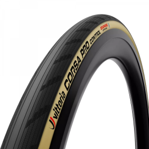 Покрышка бескамерная Vittoria Corsa Pro Control 700x30C (30-622) TLR, бежевая боковина