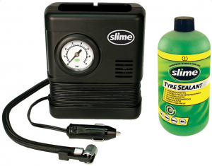 Ремкомплект для автопокришок Slime Smart Spair (герметик + повітряний компресор)