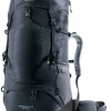 Рюкзак туристичний Deuter Aircontact Lite SL 45 + 10 л Black-graphite