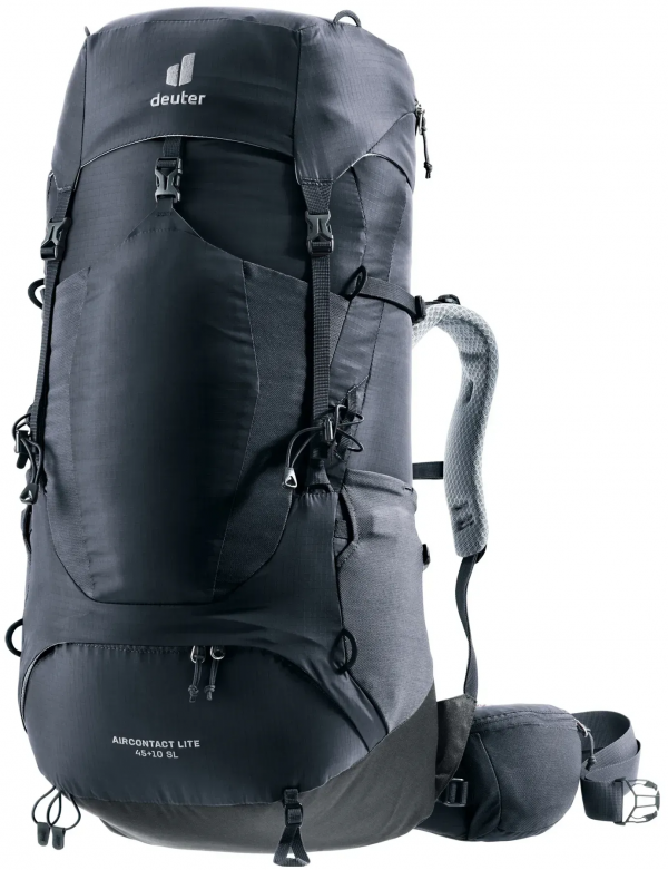 Рюкзак туристичний Deuter Aircontact Lite SL 45 + 10 л Black-graphite