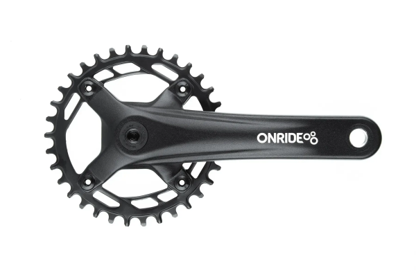 Шатуни Onride Solo 1110, під квадрат, 170 мм, 34Т BCD: 104 мм, на 9/10/11 швидкостей (конверт)