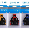 Шипы Shimano SM-SH10 шоссе, без свободного хода, красные 123862
