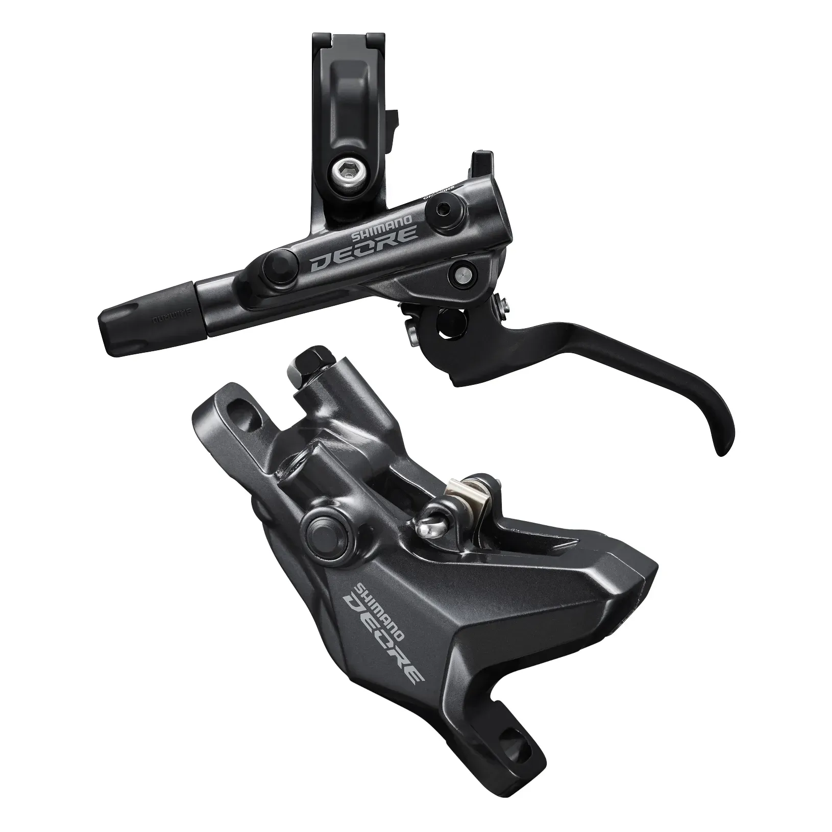 Тормоз Shimano M6100 Deore передний (левая ручка, калипер, J-kit гидролиния 1000мм) OEM