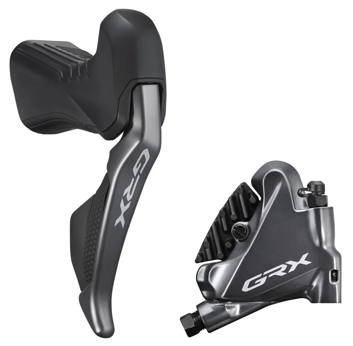 Тормоз Shimano ST-RX815 GRX Di2 11-скоростей (BR-RX810) дисковый гидравлический задний