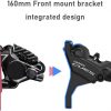 Тормозной калипер передний Shimano Cues BR-U6030 дисковая гидравлика, крепление Flat mount 123834