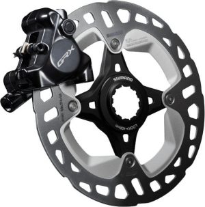 Тормозной калипер передний Shimano GRX BR-RX820 дисковая гидравлика flat mount, адаптер 140/160 мм