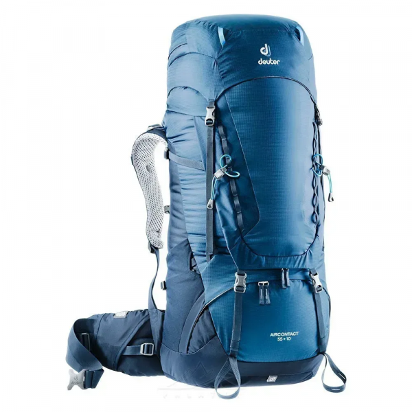 Туристичний рюкзак Deuter Aircontact 55 + 10 л Midnight-navy