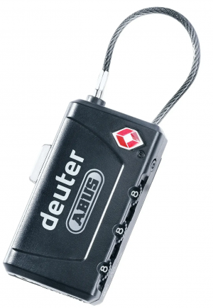 Замок для чемодана Deuter TSA Cable Lock Black