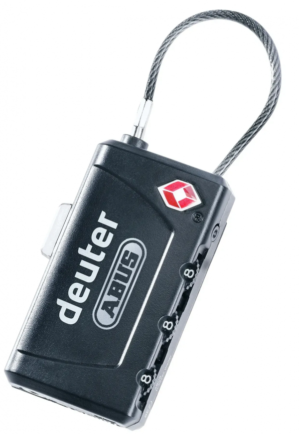 Замок для чемодана Deuter TSA Cable Lock Black