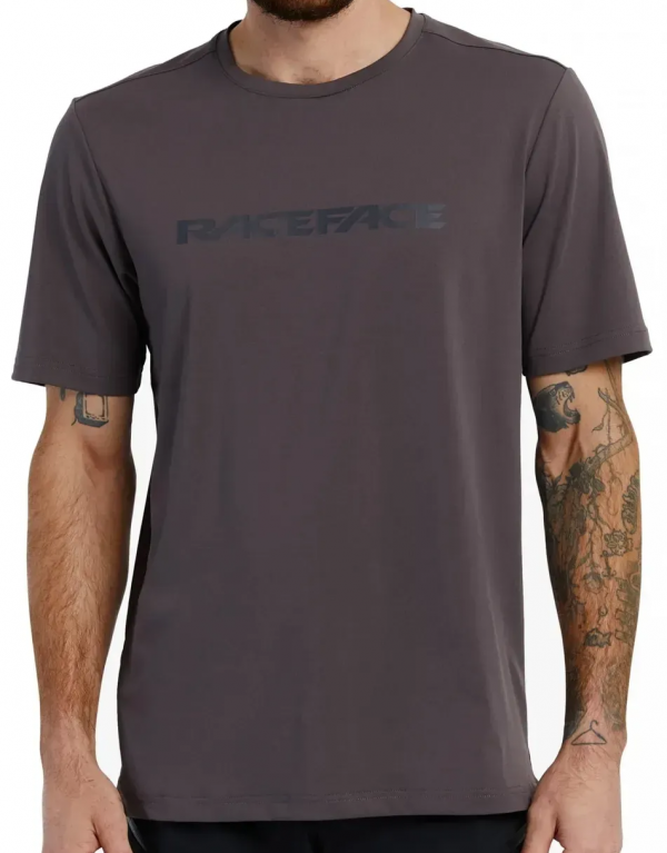 Джерси RaceFace Commit SS Tech Top Charcoal