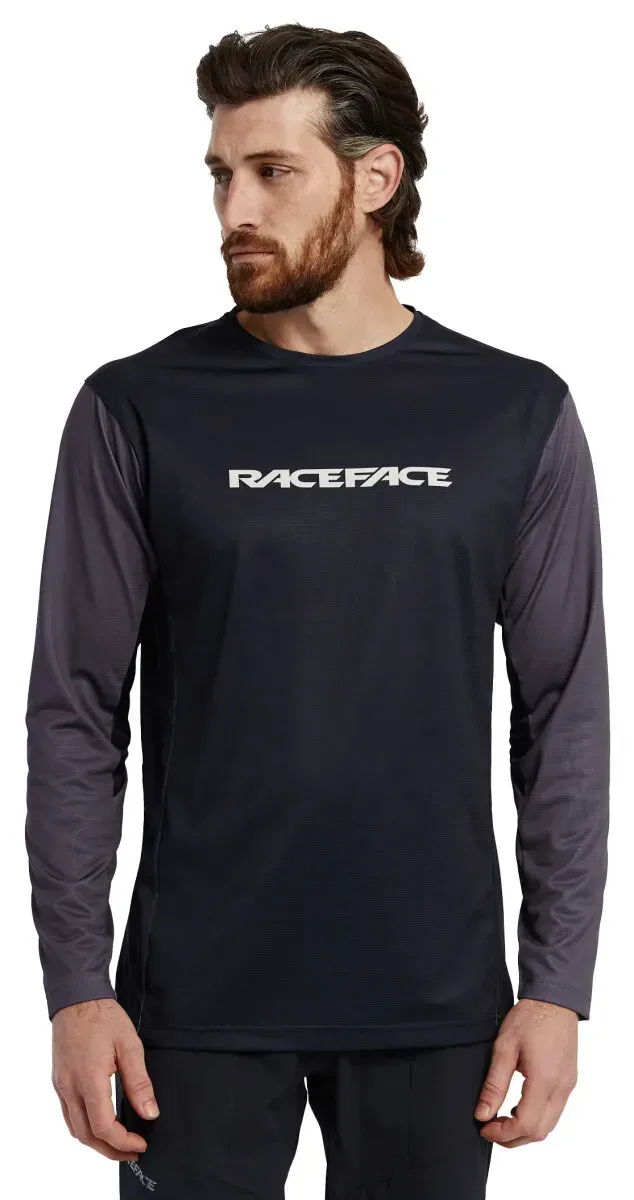 Джерси RaceFace Indy LS Jersey Charcoal