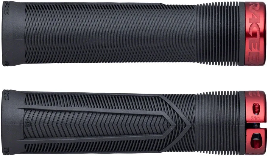 Грипсы RaceFace Chester 34 мм, Black/red
